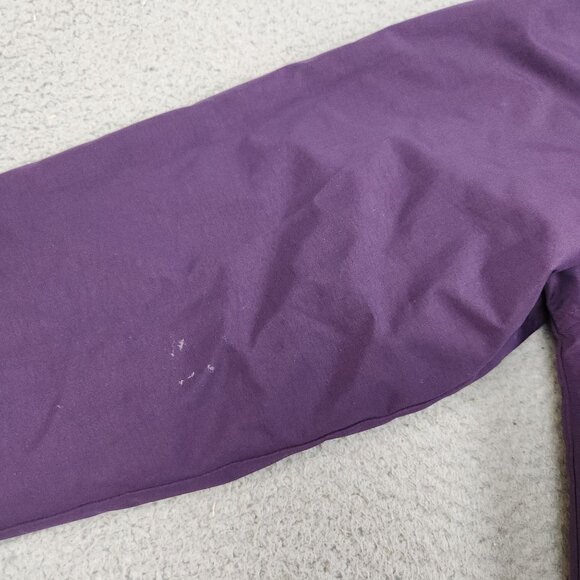 Vintage Lands End Women’s Small Purple Fleece Lined Squall Bomber Jacket Outdoor - Picture 12 of 13